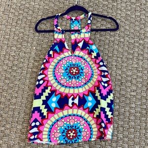 Annie griffin geometrical colorful top